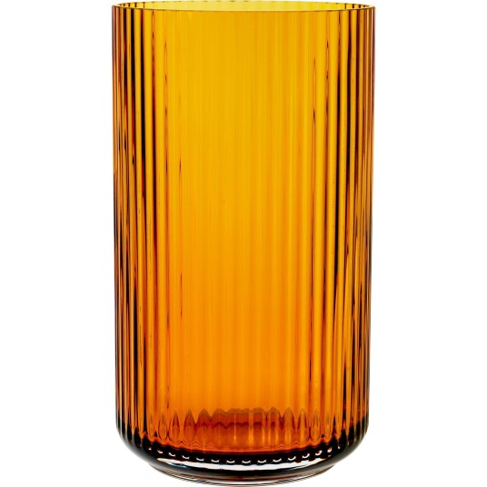 Lyngby Porcelæn Lyngbyvasen 31 cm., glass - amber Lyngby Porcelæn Lyngbyvasen 31 cm., glass - amber