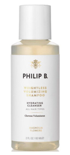 Philip B Weightless Volumizing Sjampo 60 ml - Skånsom Rengjøring for Fyldig Hår