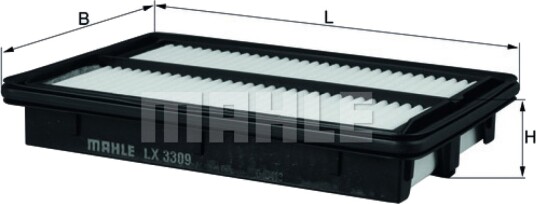 Luftfilter KNECHT LX 3309 Luftfilter KNECHT LX 3309