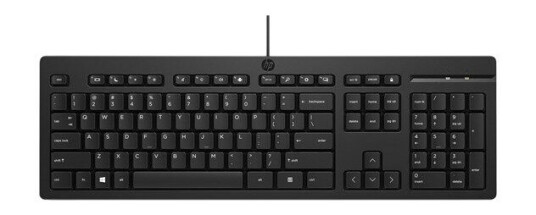 HP 125 Wired Keyboard (Nordic) - Tastatur - Dansk - Svart HP 125 Wired Keyboard (Nordic) - Tastatur - Dansk - Svart