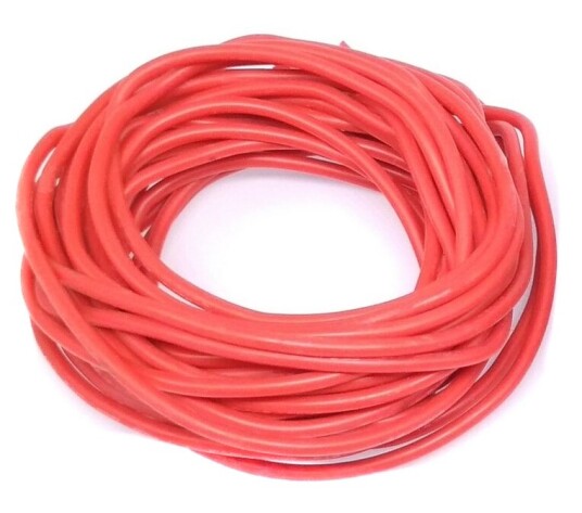 Bronto Silikonkabel 5m rød - 14AWG