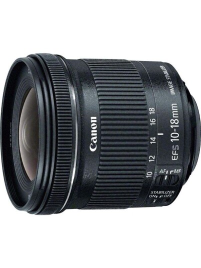 Canon EF-S 10-18mm f/4.5-5.6 Vidvinkelzoomobjektiv med Bildestabilisering Canon EF-S 10-18mm f/4.5-5.6 Vidvinkelzoomobjektiv med Bildestabilisering