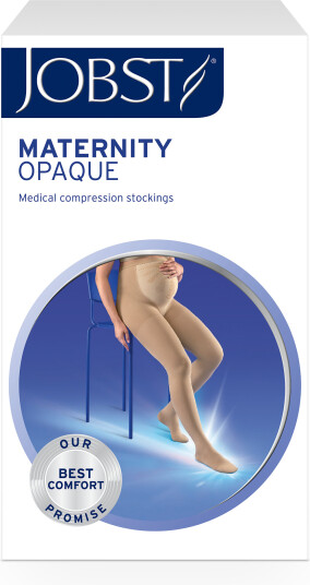 Jobst Maternity Opaque kl1 strømpebukse sort XL 1 stk