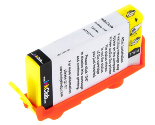 inkClub MHB650-CHIP Blekkpatron, erstatter HP 364XL gul
