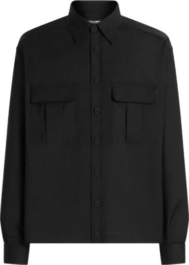 Dolce & Gabbana Herre Skjorter Svart XL,