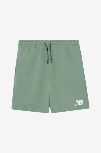 New Balance Sweatshorts New Balance French Terry Stacked Logo Short Grønn