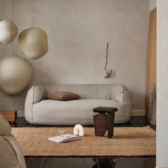 Ferm Living Kurbis Lampeskjerm 80 cm Dark Sage Ferm Living Kurbis Lampeskjerm 80 cm Dark Sage