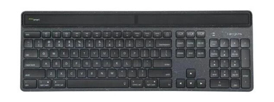 Targus EcoSmart - keyboard - sustainable energy harvesting full size - QWERTY - Spanish - black Input Device - Tastatur - Spansk - Svart