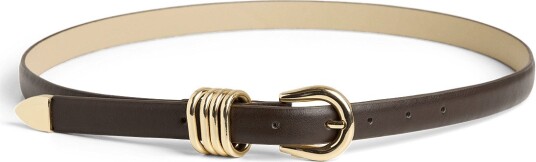 Pieces Pcelvira Jeans Belt CHOCOLATE PLUM 90