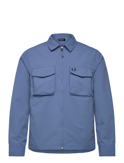 Fred Perry Ripstop Pocket Overshirt Blue XL