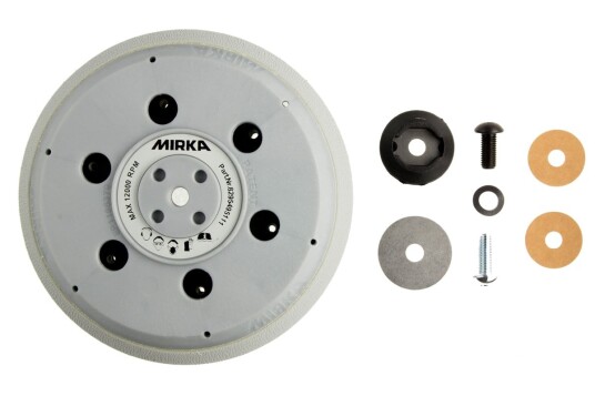Mirka UNI 150mm 5/16" M8 Grip Bakplate 61H Hard for Elektroverktøy Mirka UNI 150mm 5/16" M8 Grip Bakplate 61H Hard for Elektroverktøy