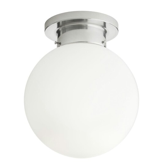 Glob Plafond 20 cm Krom/Hvit Glob Plafond 20 cm Krom/Hvit