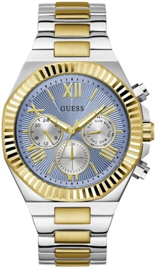 Guess Herreklokke GW0703G3 Equity Blå/Gulltonet stål Ø44 mm Guess Herreklokke GW0703G3 Equity Blå/Gulltonet stål Ø44 mm
