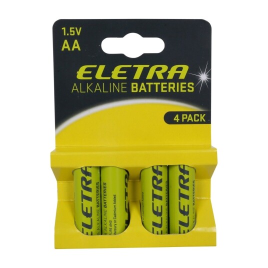 ELETRA EA4AA23 AA BATTERIER, 4 STK