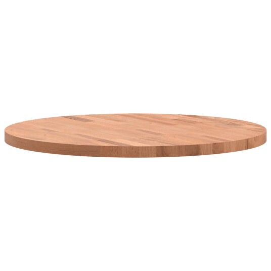  Bordplate Ø60x2,5 cm rund heltre bøketre 355937