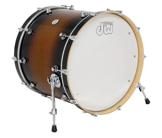 DW Design Series 18X22 Tobacco burst Laquer Chrome HW