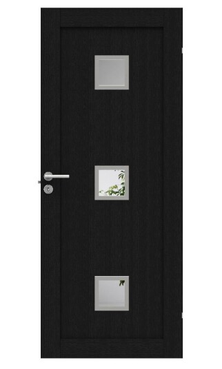 Swedoor Dørbl Unique 01 Gwa 3-20 9x21 Sort