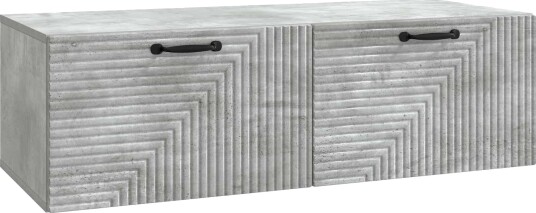 Vegghengt TV skap Betonggrå 98 x 41 x 30 cm Konstruert tre Vegghengt TV skap Betonggrå 98 x 41 x 30 cm Konstruert tre