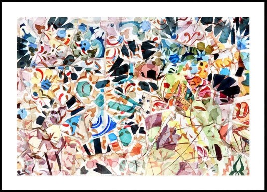 Mosaic of Barcelona VI Plakat Plakat / 50x70cm