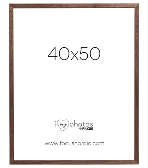 Soul Ramme 40x50 Walnut Stilren ramme i tre med plexi