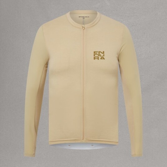 Endura Alltrack Ride sykkeltrøye lange ermer beige herre