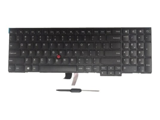 Lenovo - Erstatningstastatur For Bærbar Pc - Us International - Fru, Cru - Tier 2 - For Thinkpad L540 P50s T540p T550 T560 W540 W541 W550s Lenovo - Erstatningstastatur For Bærbar Pc - Us International - Fru, Cru - Tier 2 - For Thinkpad L540 P50s T540p T550 T560 W540 W541 W550s