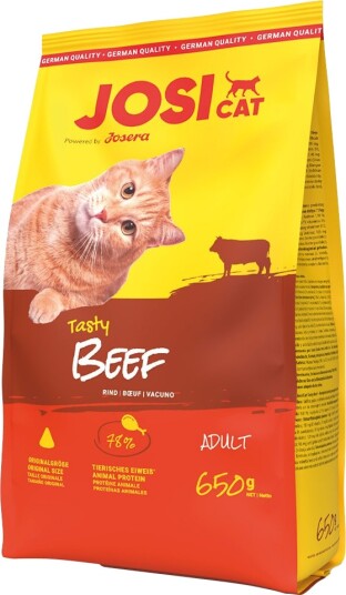 Josicat Tørrfôr Lekker Okse 2 X 650 G Josicat Tørrfôr Lekker Okse 2 X 650 G