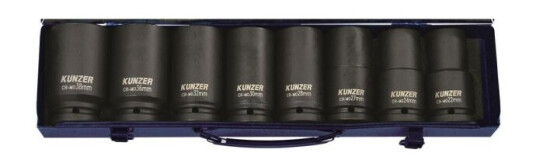 Kunzer Kraft-Topnøgleindsats-Sæt 3/4 (20 Mm) 8 Dele 7Sse348 Kunzer Kraft-Topnøgleindsats-Sæt 3/4 (20 Mm) 8 Dele 7Sse348