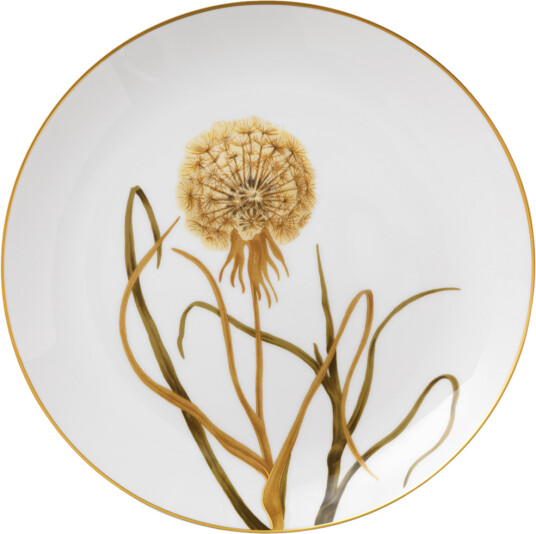 Royal Copenhagen Flora tallerken flat 27 cm dandelion