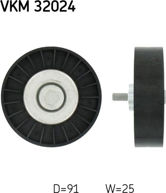 Løpehjul, vifterem SKF VKM 32024