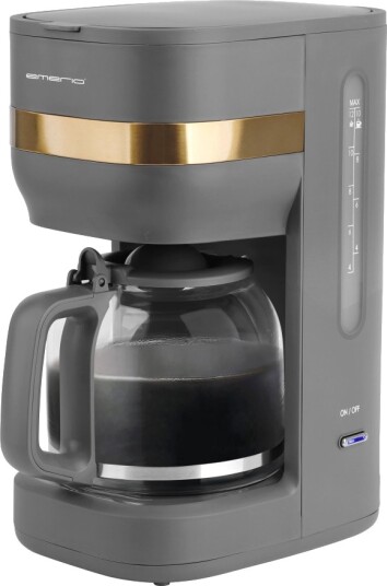 EMERIO   Kaffetrakter 1,5L grå/gull