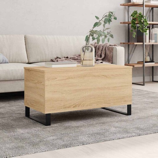Salongbord sonoma eik 90x44,5x45 cm konstruert tre 8721012112940