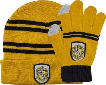 Pan Vision Hufflepuff Hue Og Handsker Barn