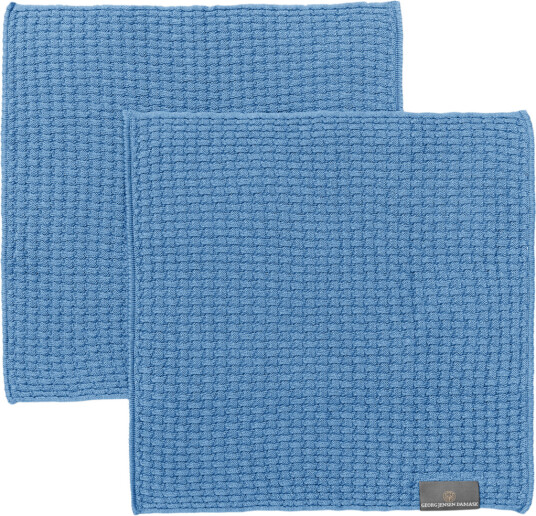 Georg Jensen Damask Nors kjøkkenklut 2-pk 27 cm bright blue Georg Jensen Damask Nors kjøkkenklut 2-pk 27 cm bright blue