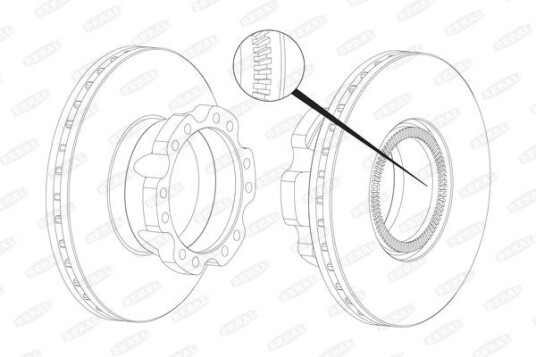 Bremseskive BERAL BCR226A Bremseskive BERAL BCR226A