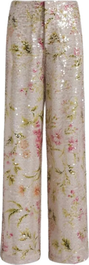 Alberta Ferretti Dame Bukser Flerfarget S,