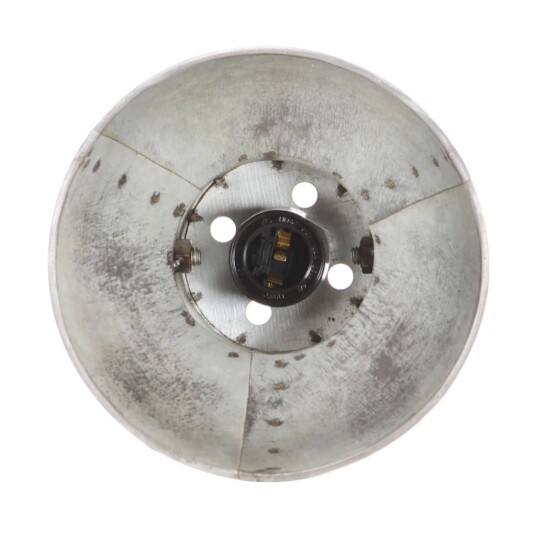 vidaXL Industriell vegglampe sølv 45x25 cm E27