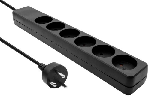 MicroConnect Danish Power Strip 6-way MicroConnect Danish Power Strip 6-way