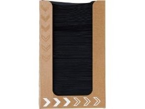 Serviet Bio Dunisoft L20xb20cm Sort I Pap-Dispenser,12 Pk X 100 Stk