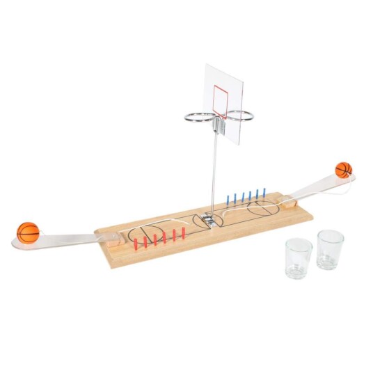 Drikkelek med 2 shotglass Basketball