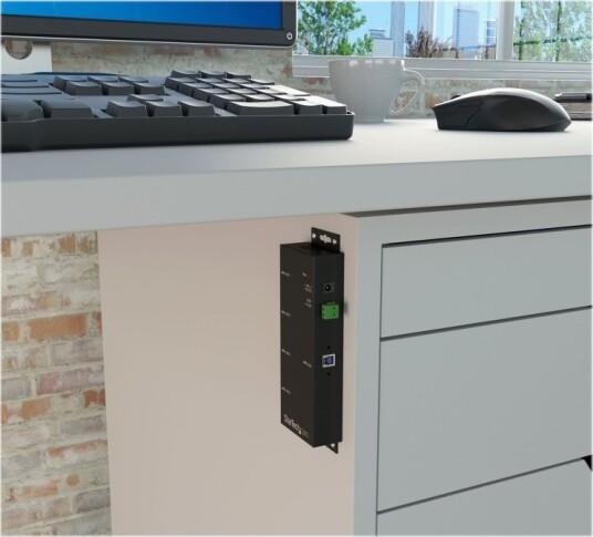 Startech 4-Port Usb 3.0 Hub - Metal Industrial Usb-A Hub - Wall Or Desk Mountable Usb Data Hub - Taa Compliant Usb Expander Hub (St4300usbm) - Hub - 4 X Superspeed Usb 3.0 - Stasjonær - Dc-Strøm - For P/N: Itb20d3250, Msdreadu2otg, Sva12m5na, Usb312