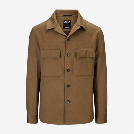 Oasi Cashmere Alba Overshirt Medium Green
