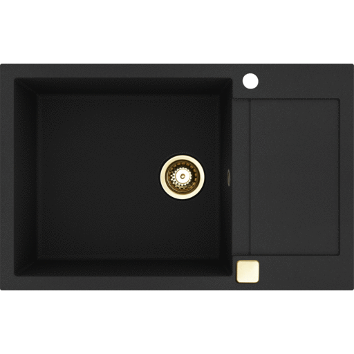 Lavabo Saturn 790 kjøkkenvask 78x50 cm svart Lavabo Saturn 790 kjøkkenvask 78x50 cm svart