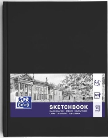 Oxford 400152623 Monokromatisk Svart A4 48 Ark 100 G/M² Innbundet Hardcover