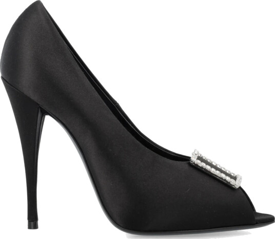 Saint Laurent Dame Sko Svart 38 1/2 EU, Saint Laurent Dame Sko Svart 38 1/2 EU,