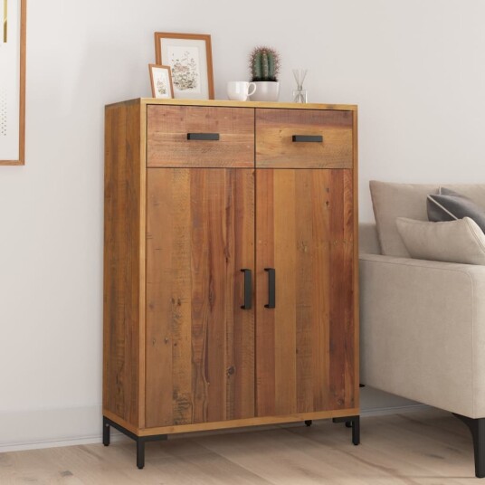vidaXL Skoskap 75x40x110 cm heltre furu vidaXL Skoskap 75x40x110 cm heltre furu