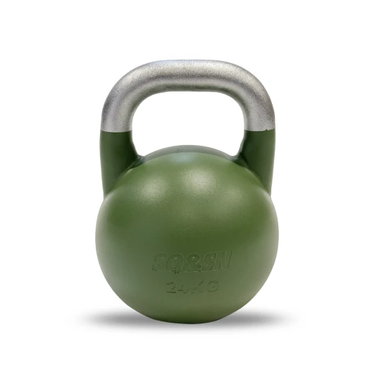 SQ&SN Competition Kettlebells V2 4 36 kg | Samme størrelse | Indstøbte kg angivelser | Robust design til træning og konkurrence