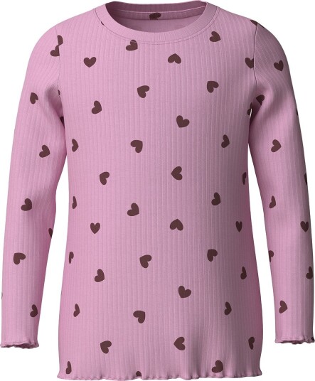 Name It Genser - NmfVemma - Full Blooming Rosa/Heart - Name It - 1½ år (86) - Genser
