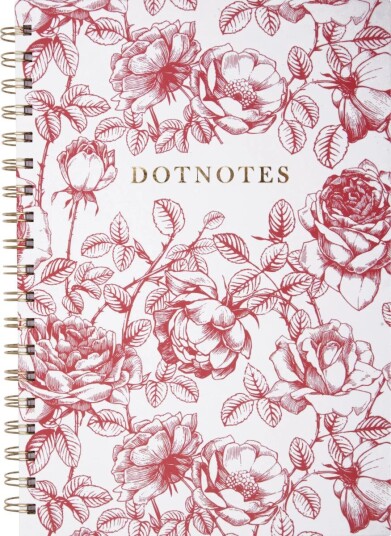 Burde Notatbok Burde Dotter B5 Spiral Blomster