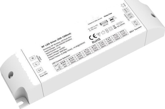 Ledlife 36W / 350mA 1200mA dimbar rWave driver for LED panel 10 52V Push dim RF flicker free Ledlife 36W / 350mA 1200mA dimbar rWave driver for LED panel 10 52V Push dim RF flicker free